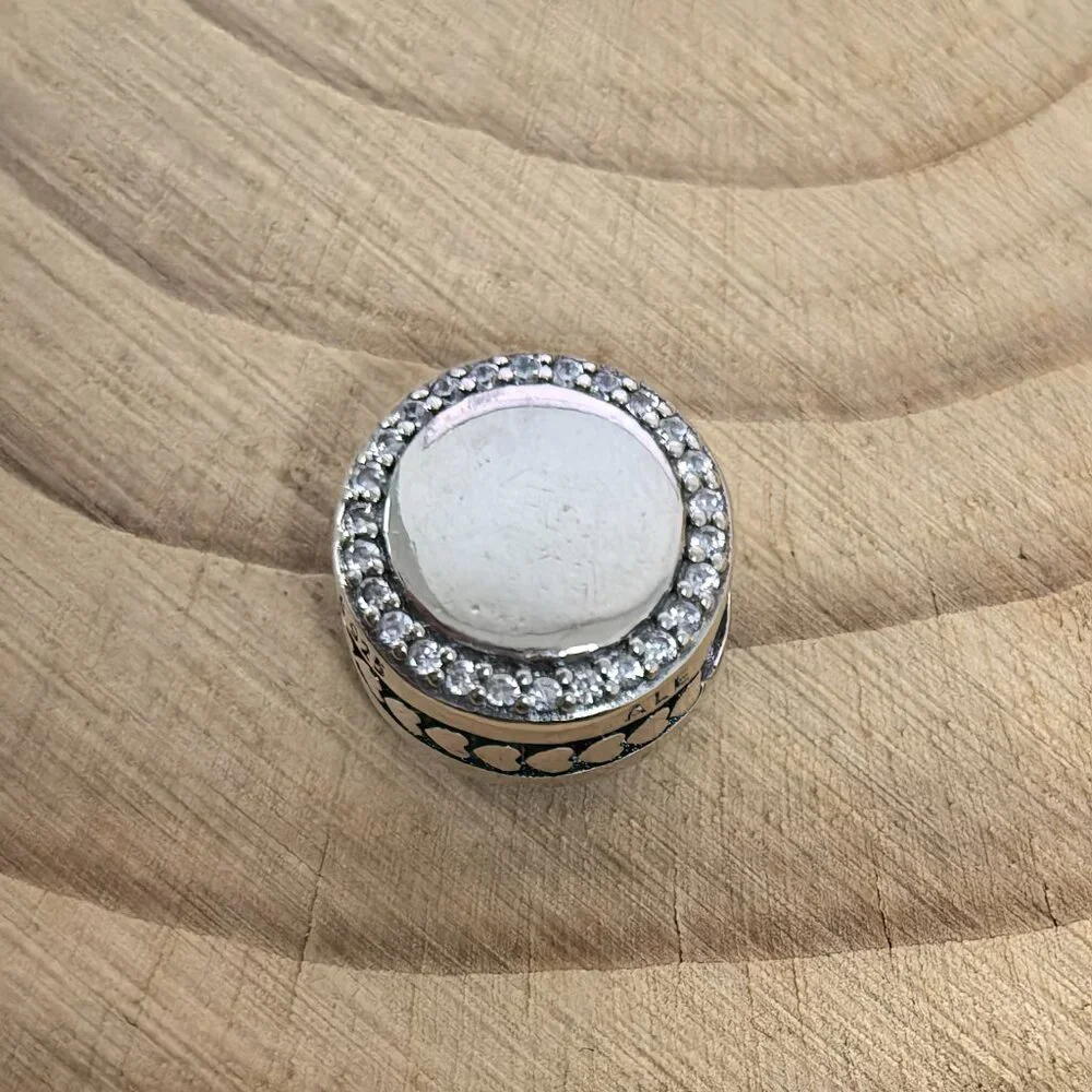 Pandora Engravable Baseball Exclusive Charm Pendant, S925 Silver Jewelry